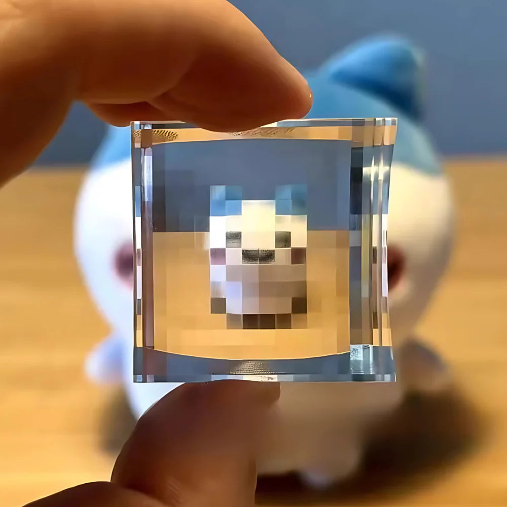 Minecraft Pixel Lens Anahtarlık